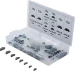 Poolkuukiilude (Woodruff key) sortiment | 80 tk (8117)
