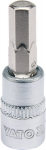 Sisse pressitud otsak padrunis | 6,3 mm (1/4") | kuuskant hex 6 mm (YT-04373)