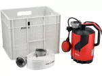 &Uuml;leujutuskaitse / &uuml;leujutuse likvideerimise komplekt | sukelveepump 750 W | 12000 l/h | 10 m voolik (YT-85323)