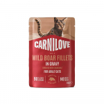 Carnilove Cat Pouch Metssea Kummel m&auml;rgtoit kassidele metssealiha ja kummeliga, 85 g
