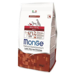 Monge Mini Adult Lamb, Rice And Potatoes kuivtoit v&auml;ikestele t&auml;iskasvanud koertele, 2,5 kg