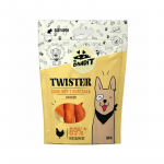 Mr. Bandit Twister Chicken Sticks keerutatud kanapulgad lisatoiduks koertele, 80 g
