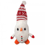 Dog Fantasy Winter Tale Snowman With Hat Squeaky pehmed j&otilde;ulud m&auml;nguasi koertele, 40 cm