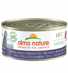 Almo Nature HFC Natural Tuunikala, Kana ja Sink m&auml;rgtoit t&auml;iskasvanud kassidele, 150 g
