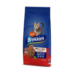 Brekkies Cat Adult Beef t&auml;isv&auml;&auml;rtuslik kuivtoit t&auml;iskasvanud kassidele, veiselihaga, k&ouml;&ouml;giviljade ja teraviljadega, 0,25 kg