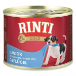 Rinti gold junior kodulinnuliha konservid koertele, 185g