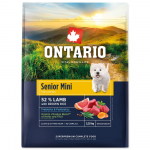 Ontario Senior Mini Lamb & Brown Rice kuivtoit vanadele v&auml;ikeste t&otilde;ugu koertele lambalihaga ja pruuni riisiga, 2.25 kg