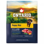 Ontario Puppy Mini Lamb & Brown Rice superpremium kuivtoit v&auml;ikestele kutsikatele, 2,25 kg