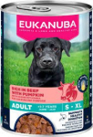 Eukanuba konservid t&auml;iskasvanud koertele veiseliha ja k&otilde;rvitsaga, 400 g