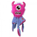 Dog Fantasy Monsters Scarecrow Whistling Furry Pink With Blanket pl&uuml;&uuml;sist m&auml;nguasi koertele vilega, 28 cm