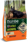 Monge BWILD GF Mini pardiliha ja kartuliga teraviljavaba kuivtoit v&auml;ikest t&otilde;ugu koertele, 2,5 kg