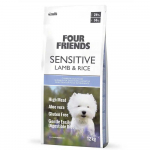 Four Friends Sensitive Lamb & Rice gluteenivaba kuivtoit tundlikele koertele lambalihaga ja riisiga, 12 kg