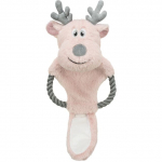 Trixie Xmas Reindeer With Rope pl&uuml;&uuml;sist m&auml;nguasi koertele k&ouml;ie ja kr&otilde;biseva efektiga, 47 cm