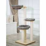 Luxucat SK16 GREY Sizal Rope kassimaja-puu sizaln&ouml;&ouml;riga, hall, 140 cm