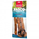 Rasco Premium Snack Rawhide Duck veisenaha pulgad pardilihaga t&auml;iskasvanud koertele, 27 cm, 250 g, 3 tk.