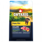 Ontario Puppy Mini Lamb & Brown Rice kuivtoit v&auml;ikest t&otilde;ugu kutsikatele ja juunioridele lambalihaga ja pruuni riisiga, 0,75 kg