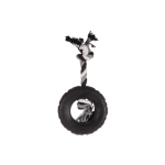 Flamingo Gladiator kummi rehv k&ouml;iega koertele, must, 19 cm