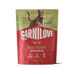 Carnilove Active Cat Duck & Pheasant Sterilised teralis&ouml;&ouml;dud kassidele, 400 g