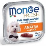 Monge Fresh Pate With Duck konservid koertele, pasteet pardilihaga, 100 g