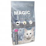 Magic Cat Litter Bentonite Ultra White With Carbon klompuv kassiliiv aktiivs&ouml;ega, 10 l