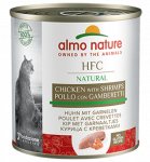 Almo Nature HFC Natural kana krevettidega m&auml;rgtoit t&auml;iskasvanud kassidele, 280 g