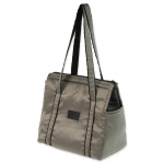 Dog Fantasy platinum silver transportkott v&auml;ikestele koertele ja kassidele, 40 cm