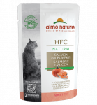 Almo Nature HFC Natural L&otilde;he k&otilde;rvitsaga m&auml;rg t&auml;iends&ouml;&ouml;t t&auml;iskasvanud kassidele, 55 g