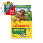 Josera Mother&Puppy Salmon & Rice (Family Plus) kuivtoit kutsikatele ja emastele koertele tiinuse ja imetamise ajal, 12.5 kg