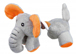 Trixie Plush Toy Animal With Rope pl&uuml;&uuml;sist m&auml;nguasi koertele n&ouml;&ouml;riga, 17 cm