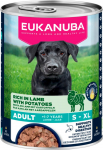 Eukanuba konservid t&auml;iskasvanud koertele lambaliha ja kartuliga, 400 g