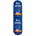 Brit Premium Sausage Chicken & Rabbit t&auml;isv&auml;&auml;rtuslik vorstitoit t&auml;iskasvanud koertele kana- ja k&uuml;&uuml;likulihaga, 800 g