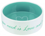 Trixie Pet's Home Bowl keraamiline kauss koertele ja kassidele, 0.8 l, &oslash; 16 cm