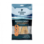PrimaDog Rough Chews Turkey-Sea Buckthorn n&auml;rimiskont koertele kalkuni ja astelpaju t&auml;idisega, suuh&uuml;gieeniks, 140 g