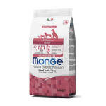 Monge ALL BREEDS Adult Monoprotein veiseliha ja riisiga kuivtoit k&otilde;ikidele t&auml;iskasvanud koertele, 2,5 kg