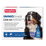 Beaphar Immo Shield Line-On Dog Large kirpude ja puukide vastu koertele kaaluga 30-50 kg, 3 pipetti x 4.5 ml