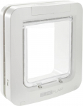 Trixie SureFlap 4Way Flap W. Microchip Ident. kassiluuk mikrokiibi tuvastusega kassidele, valge, 26.2 &times; 28.1 cm