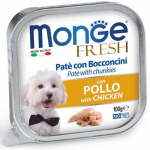 Monge Fresh Pate With Chicken konservid koertele kanalihat&uuml;kkidega, 100 g