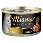 Miamor feine filets t&auml;iskasvanud kassidele, tursk juustuga želees, 100g