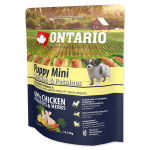 Ontario Puppy Mini Chicken/Potatoes kuivtoit v&auml;ikestele kutsikatele kanaliha ja kartuliga, 0.75 kg