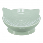 Trixie Viviana Bowl Elevated Ceramic kauss lemmikloomadele, k&otilde;rgendatud, keraamiline, salveiroheline, 0.15 l/&oslash; 14 cm