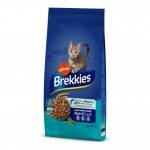 Brekkies Cat Salmon kuivtoit t&auml;iskasvanud kassidele, l&otilde;he ja tuunikalaga, k&ouml;&ouml;giviljade ja teraviljadega, 15 kg