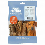 Four Friends Natural Snacks Beef Lung maiustus koertele, kuivatatud veiseliha kopsud, 800 g