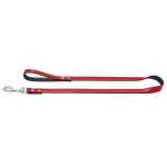 Hunter modern art fashion kroko punane koerarihm, kunstnahast, 11 mm lai, 110 cm pikk