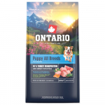 Ontario Puppy All Breeds Monoprotein Turkey & Sweet Potatoes kuivtoit k&otilde;ikide t&otilde;ugu kutsikatele ja juunioridele, kalkunilihaga ja bataadiga, 6,5 kg