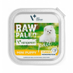 Raw Paleo Turkey P&acirc;t&eacute; Mini Puppy m&auml;rgtoit v&auml;ikestele kutsikatele, 150 g