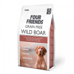 Four Friends Wild Boar Grain Free teraviljavaba kuivtoit allergilistele koertele, 3 kg