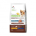 Natural Trainer Dog Sensitive No Grain Adult Mini Trout teraviljavaba kuivtoit t&auml;iskasvanud v&auml;ikestele koertele forelliga, 2 kg