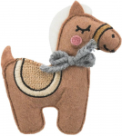 Trixie Horse Catnip m&auml;nguasi kassidele, džuudist ja kangast, kassim&uuml;ndi ja kr&otilde;biseva fooliumiga, 10 cm