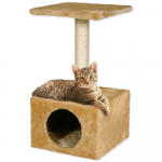 Magic Cat Scratching Tree Hedvika kass maja-kriimupost, beež, 31x31x57 cm