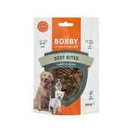 Boxby Beef Bites t&auml;iendtoit t&auml;iskasvanud koertele, veiselihat&uuml;kid, teraviljavaba, 100 g